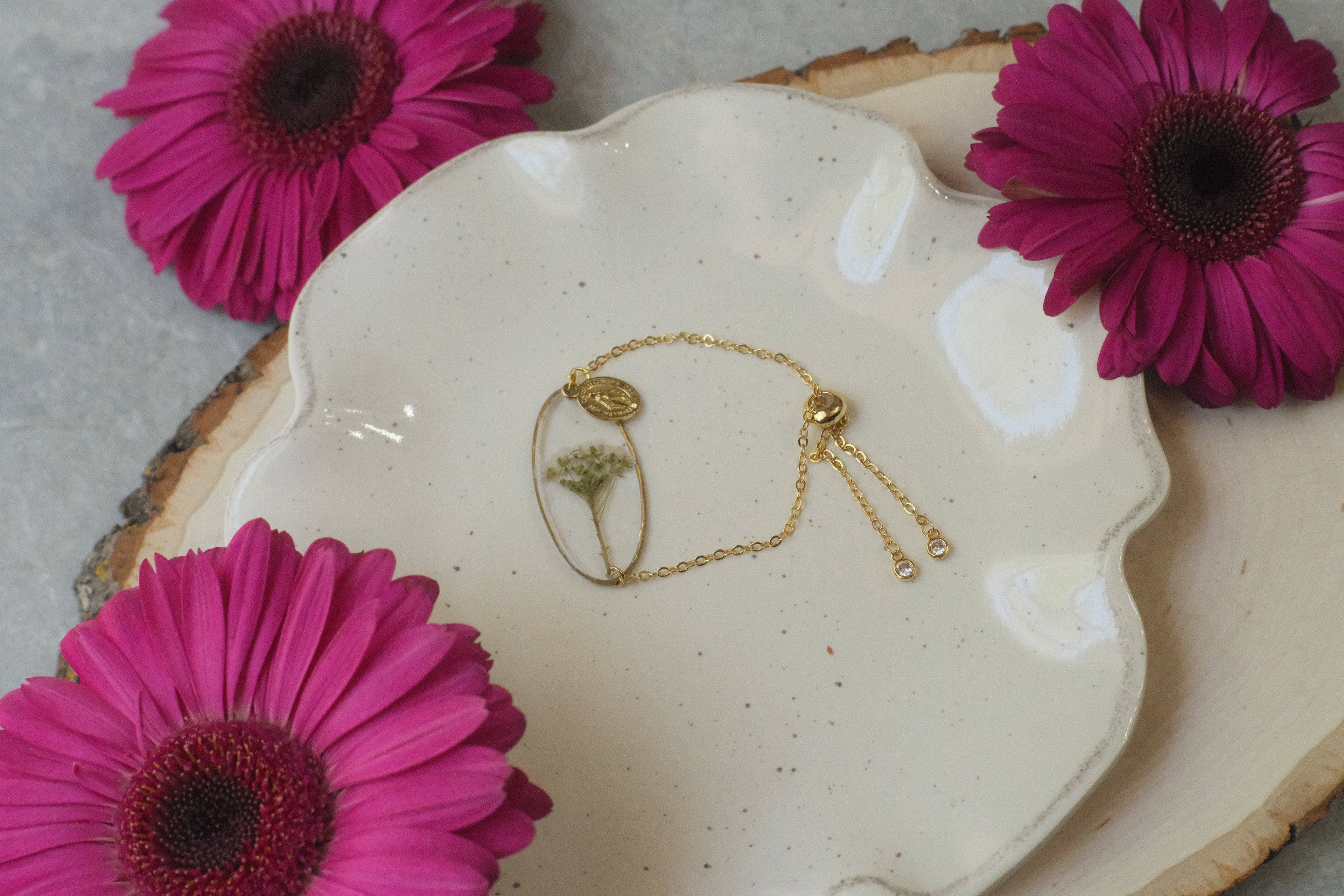 Bracelet Gold MM Wildflowers 1