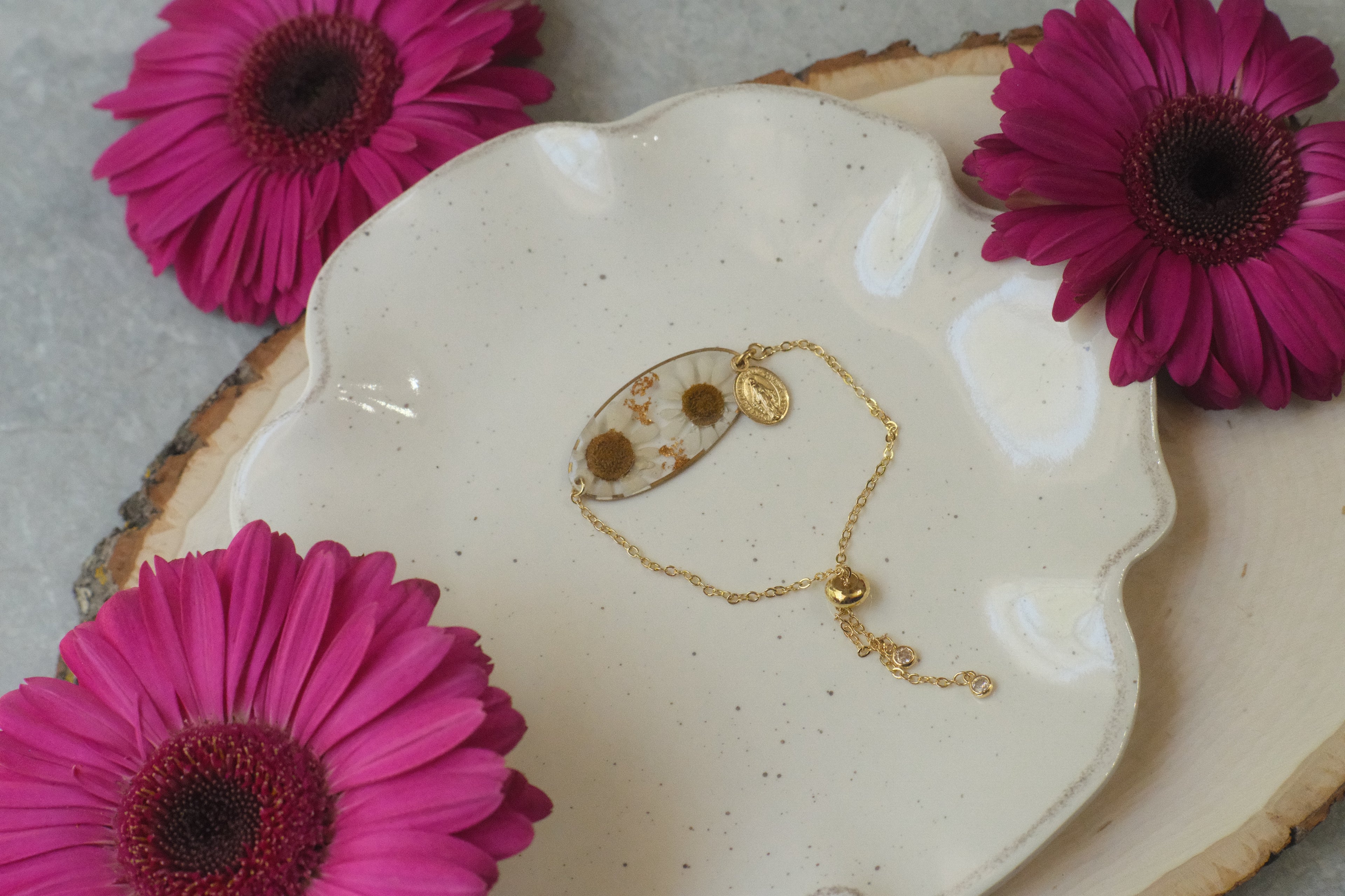 Bracelet Gold MM Wildflowers 15