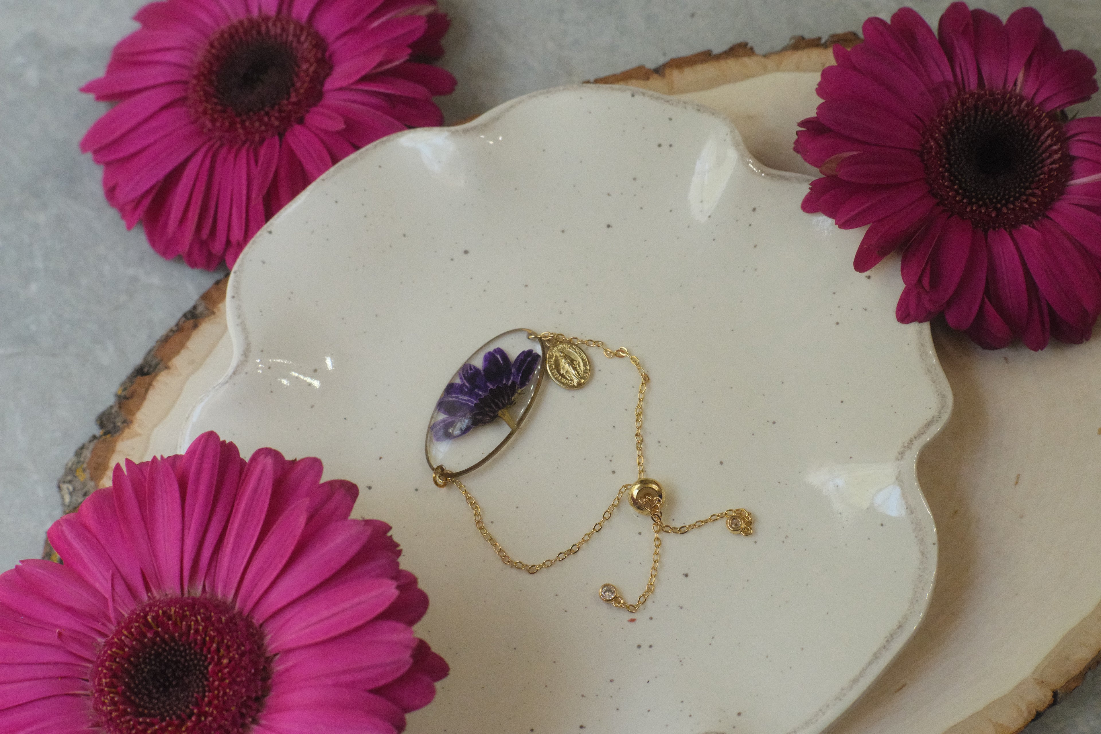 Bracelet Gold MM Wildflowers 6