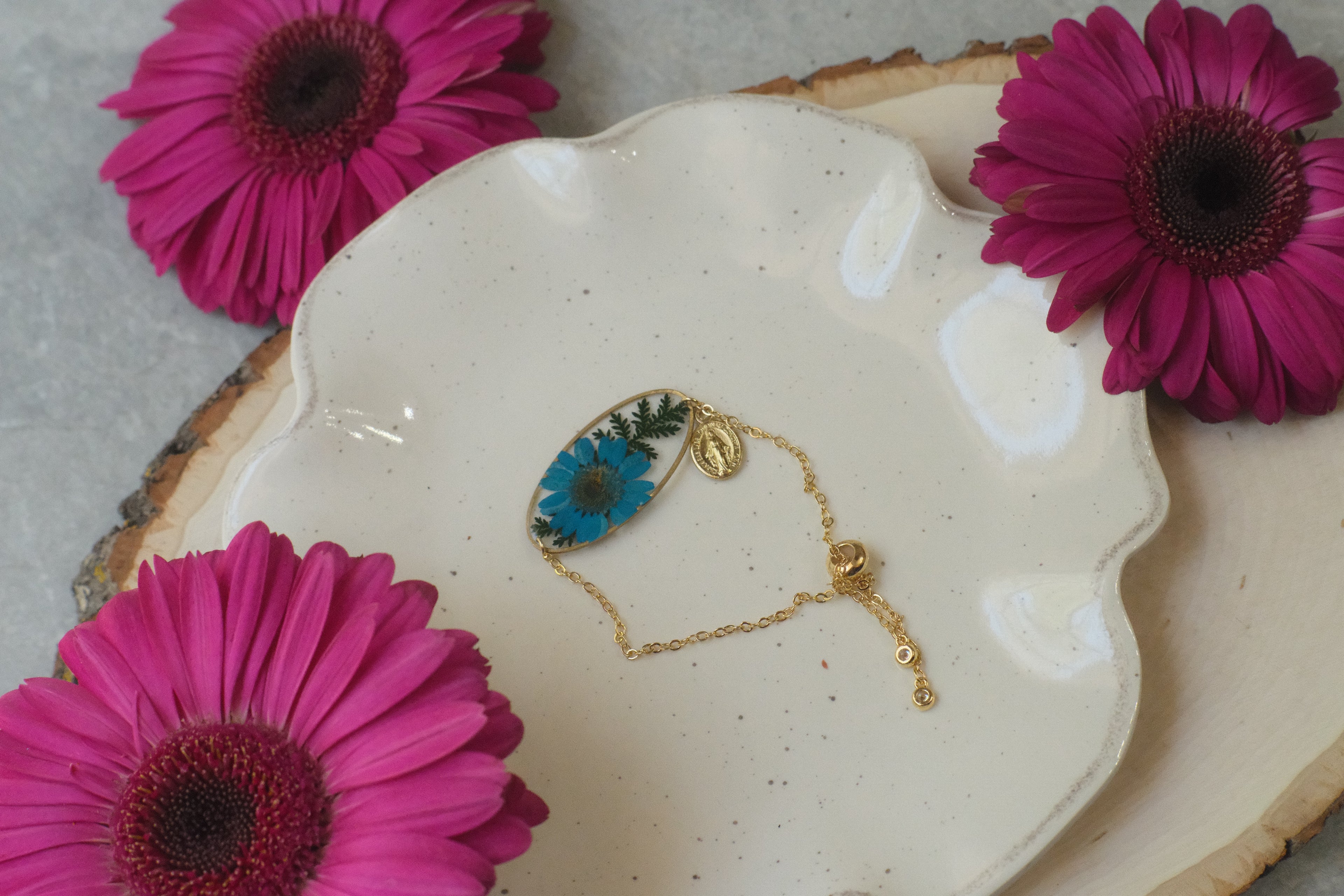 Bracelet Gold MM Wildflowers 8