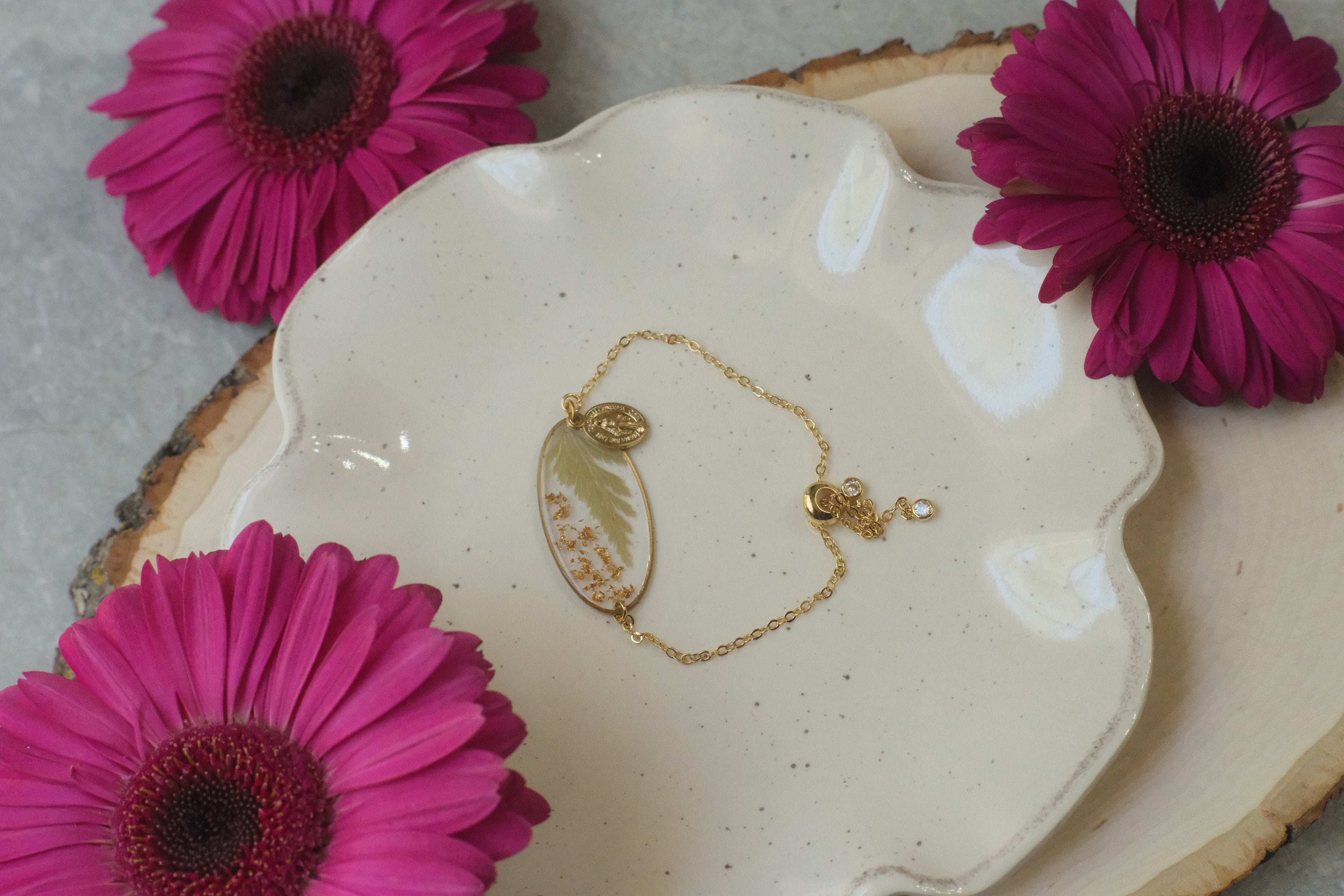 Bracelet Gold MM Wildflowers 9