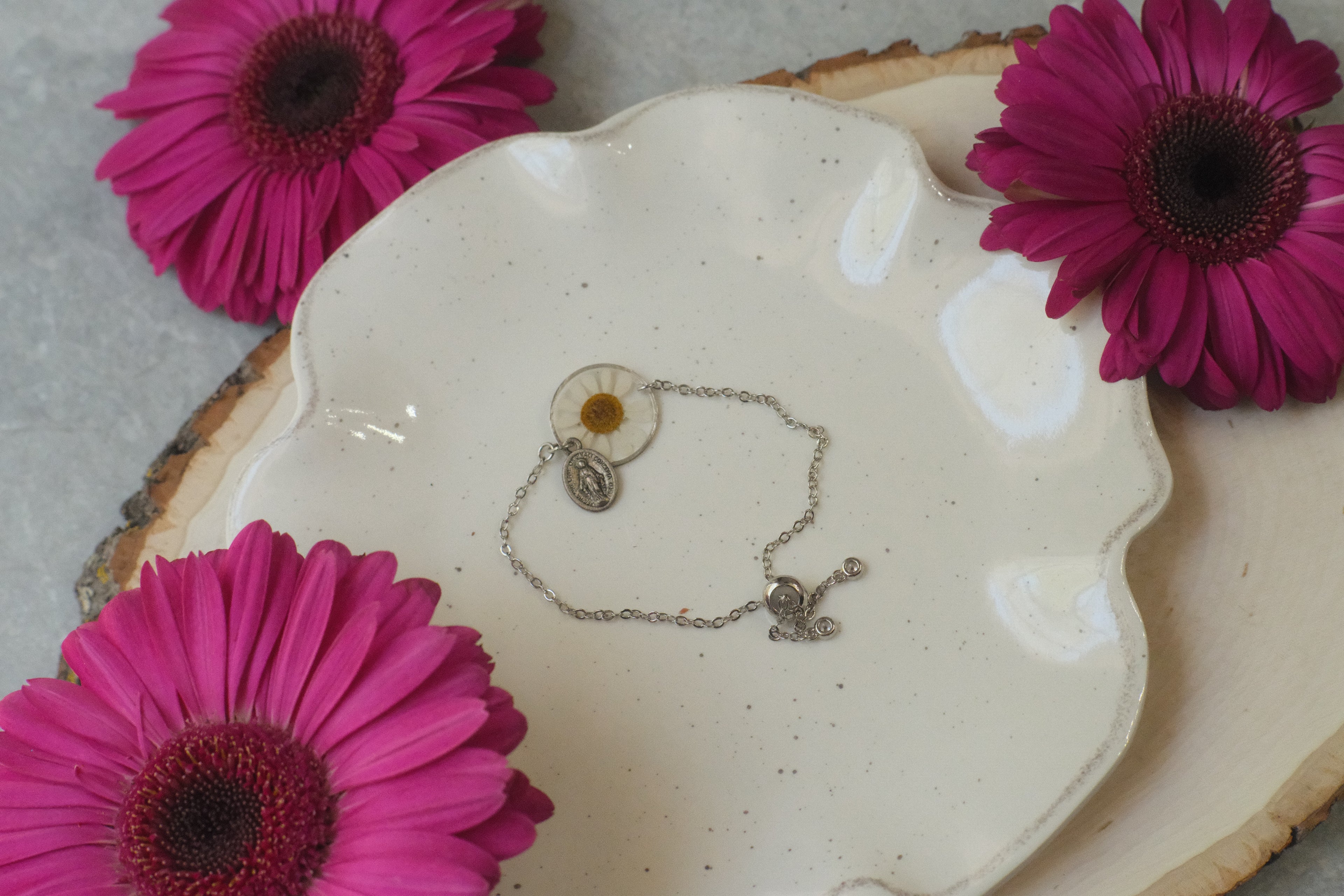 Bracelet Silver MM Wildflowers 11