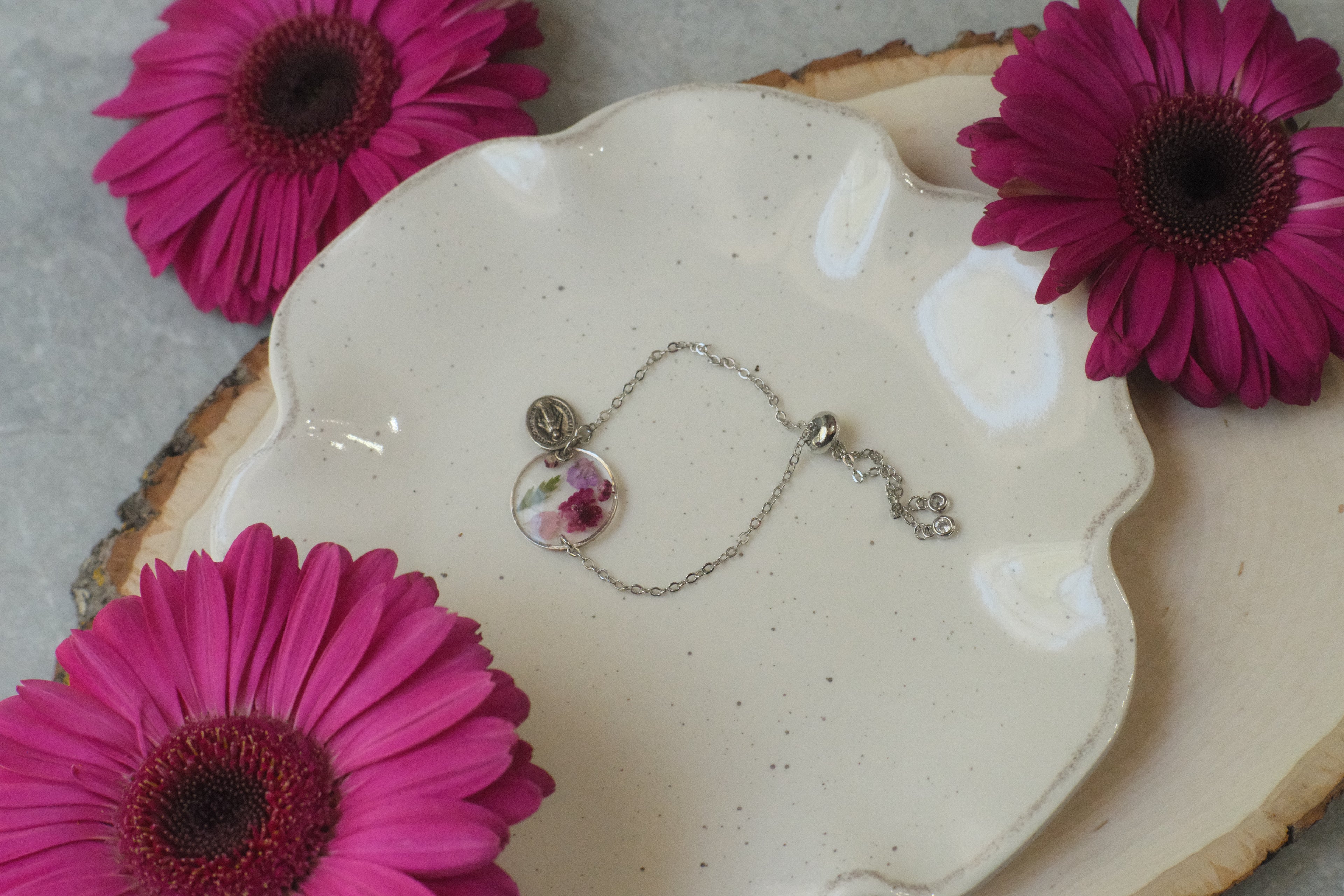 Bracelet Silver MM Wildflowers 14
