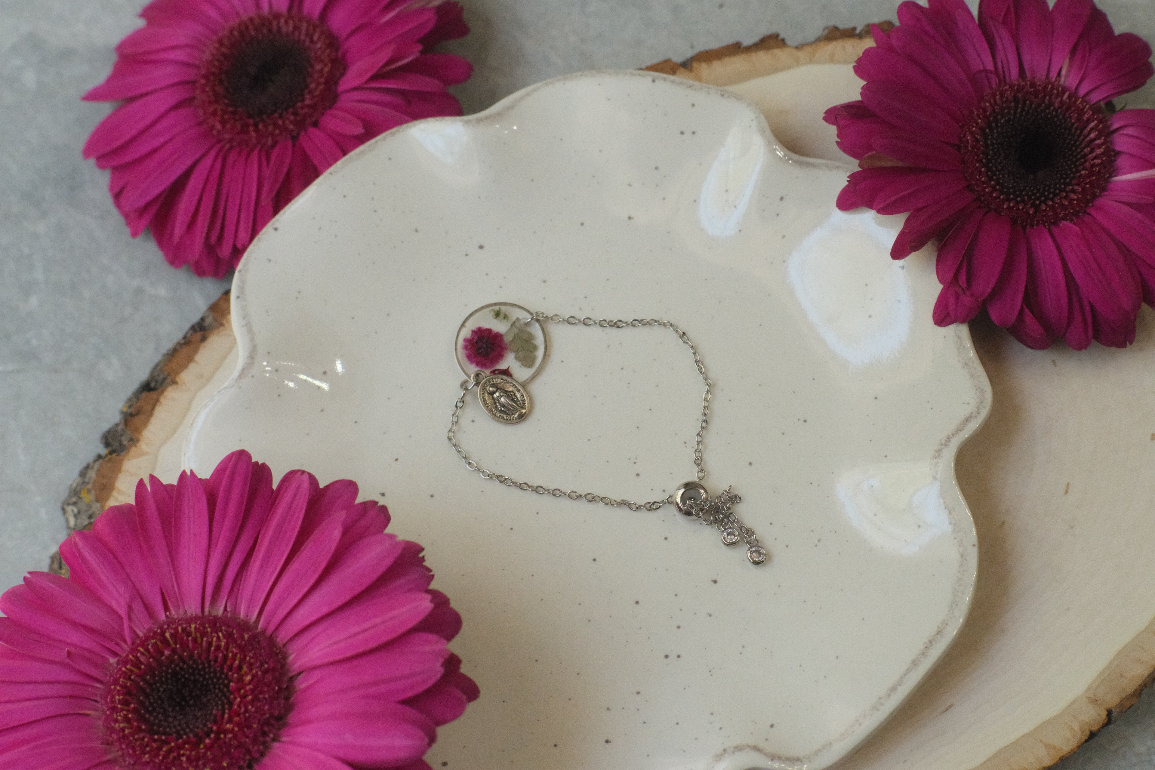 Bracelet Silver MM Wildflowers 2