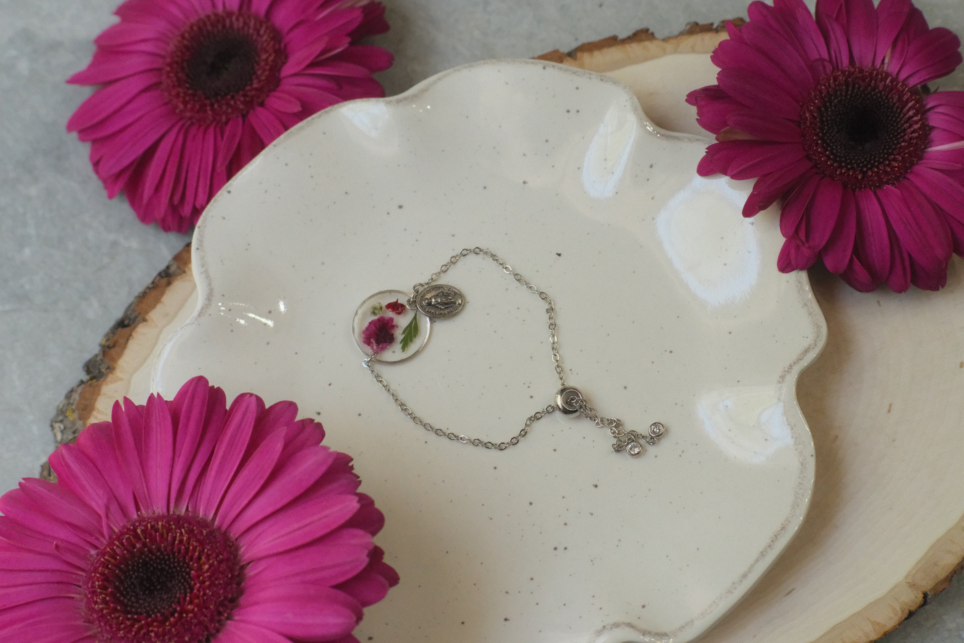Bracelet Silver MM Wildflowers 3