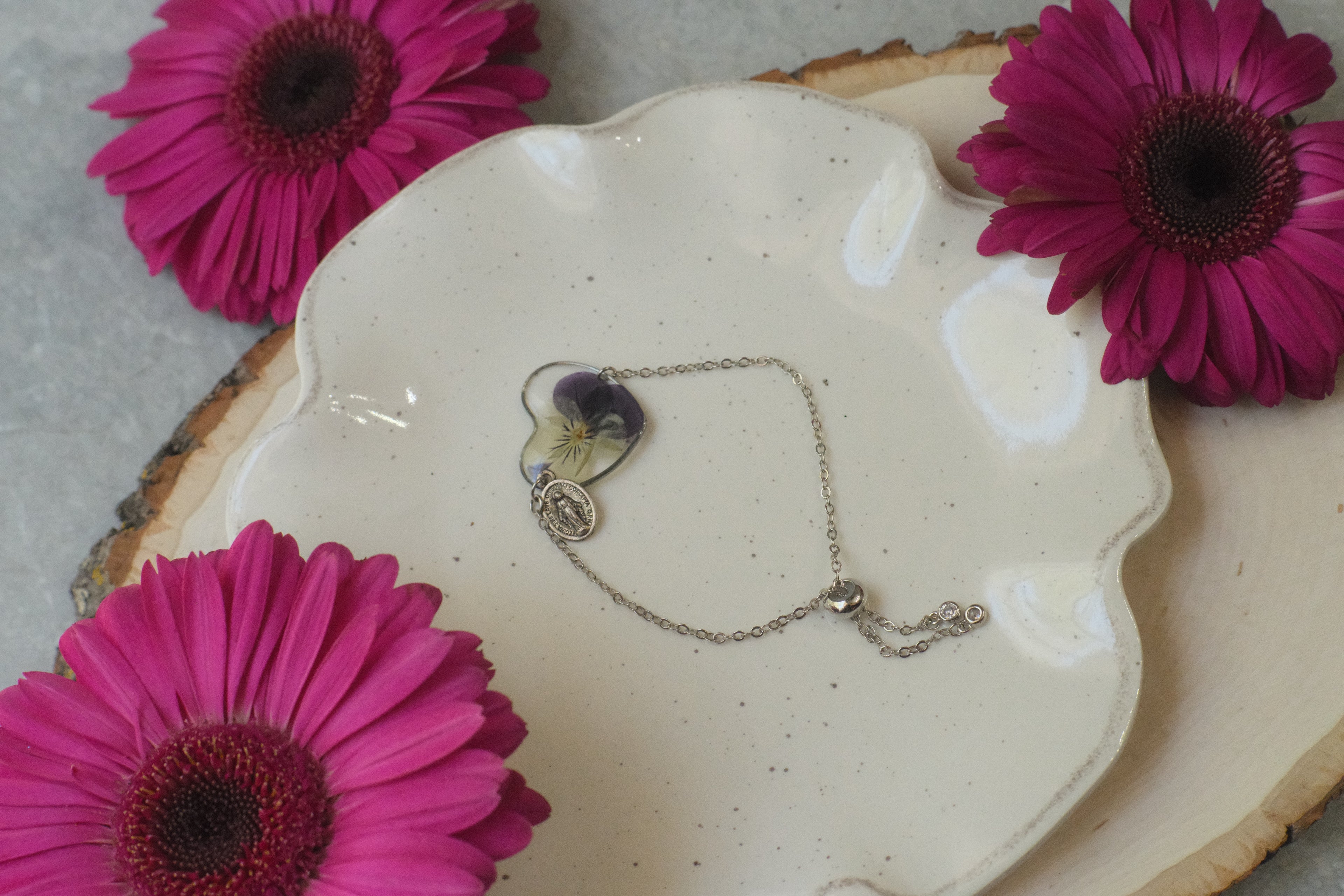 Bracelet Silver MM Wildflowers 4