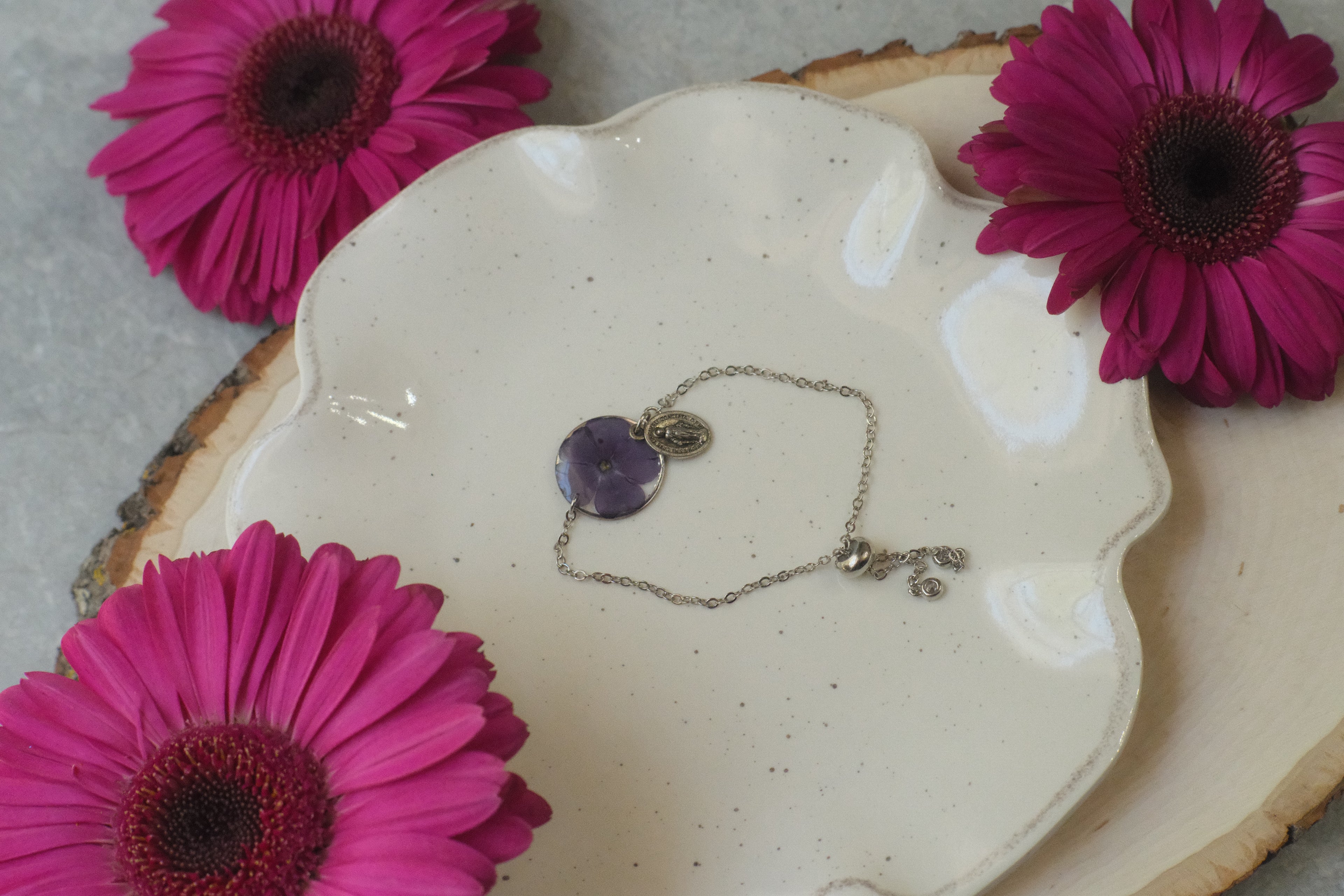 Bracelet Silver MM Wildflowers 6