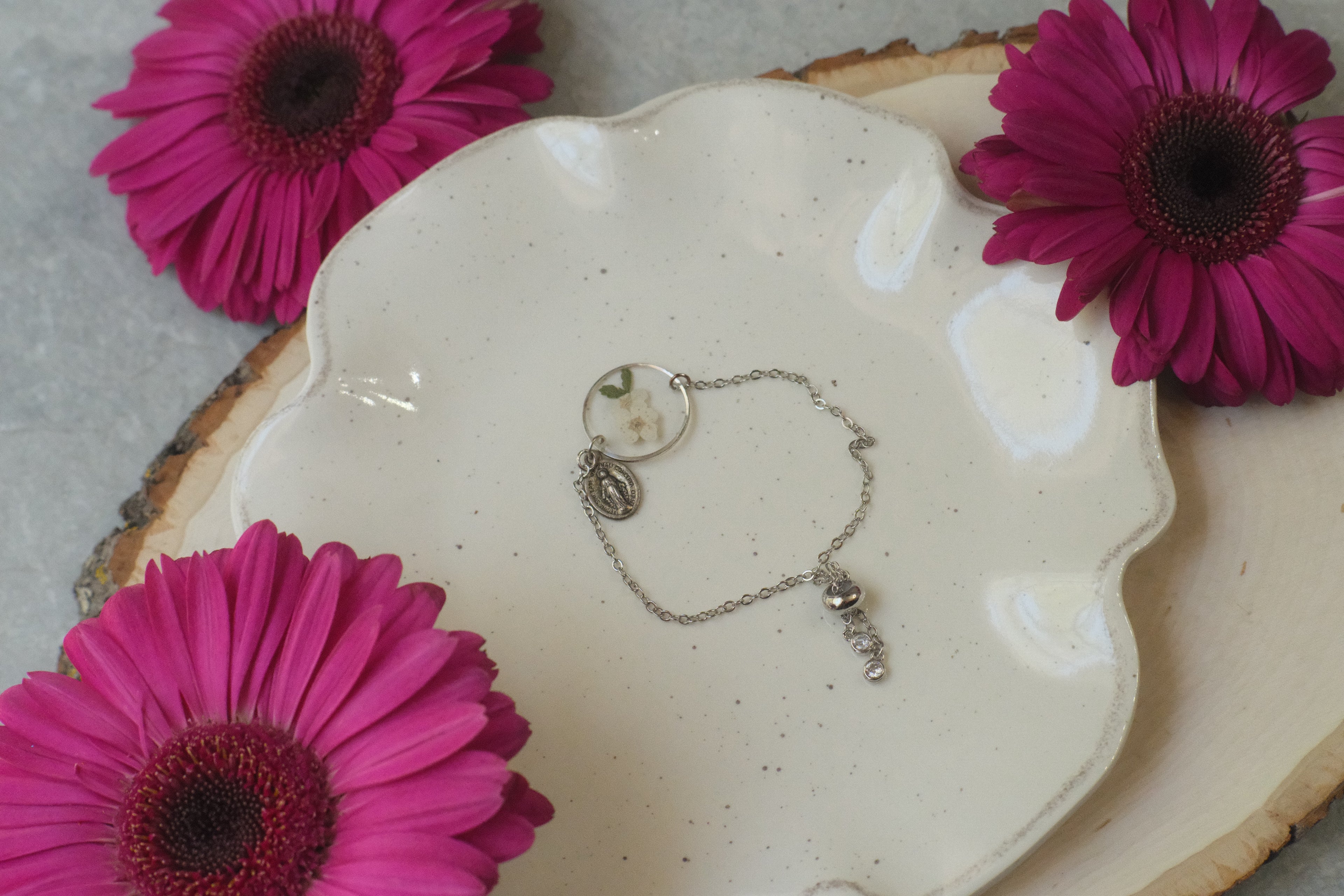 Bracelet Silver MM Wildflowers 7