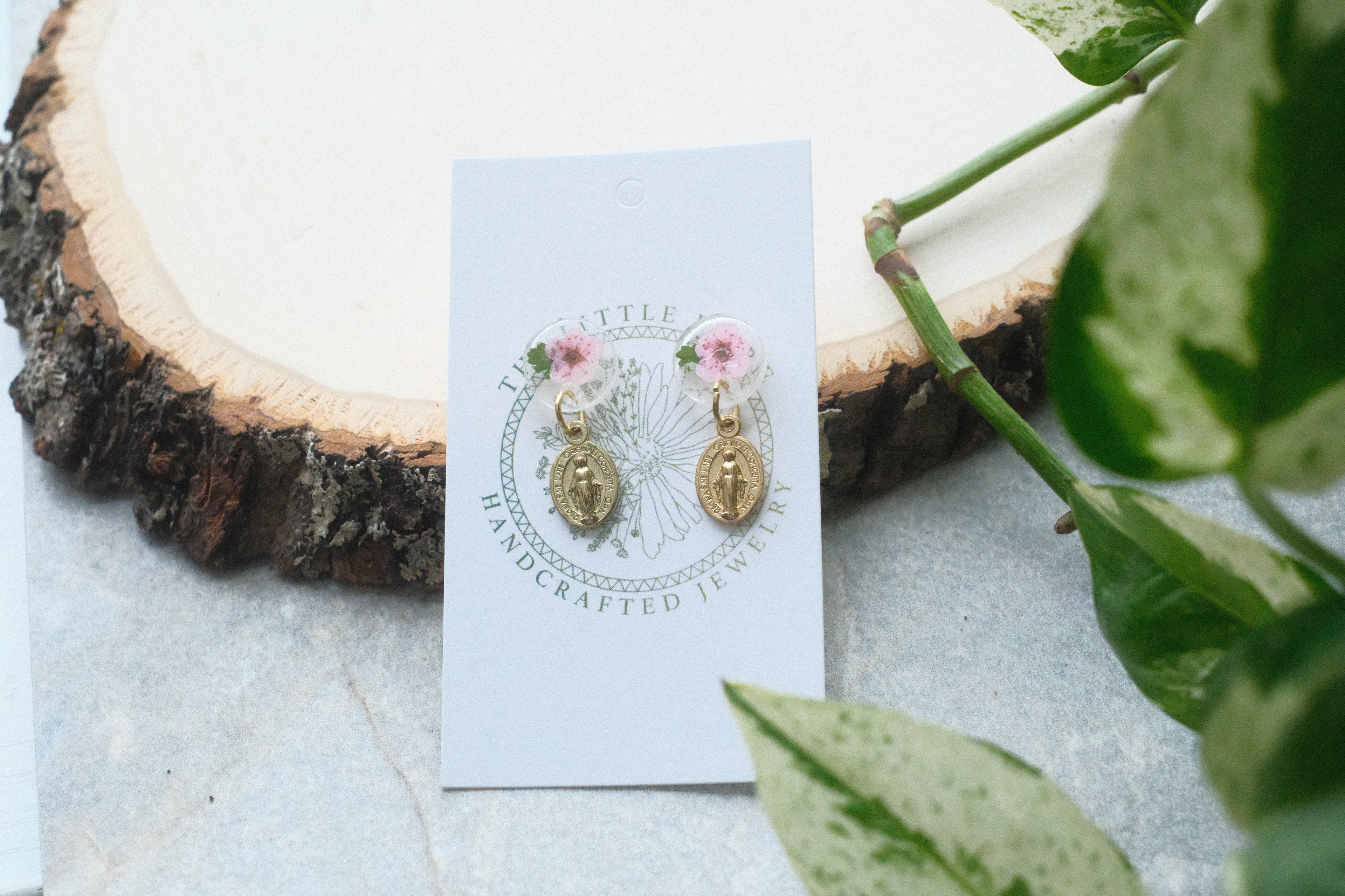 Fiore Studs - Blush Pink