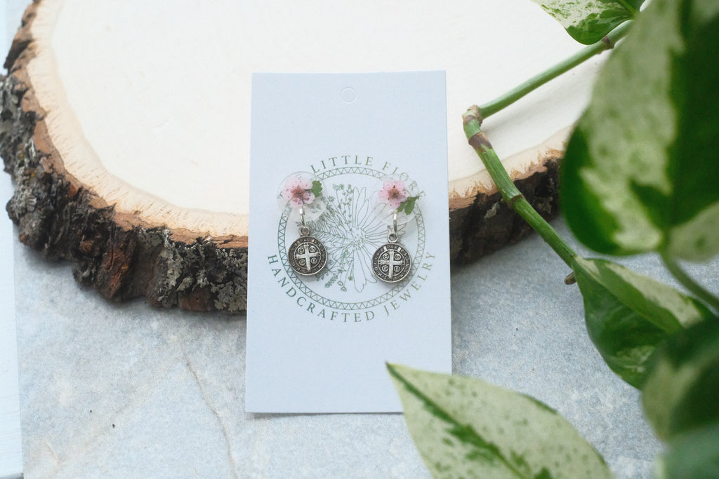 Fiore Studs - Blush Pink