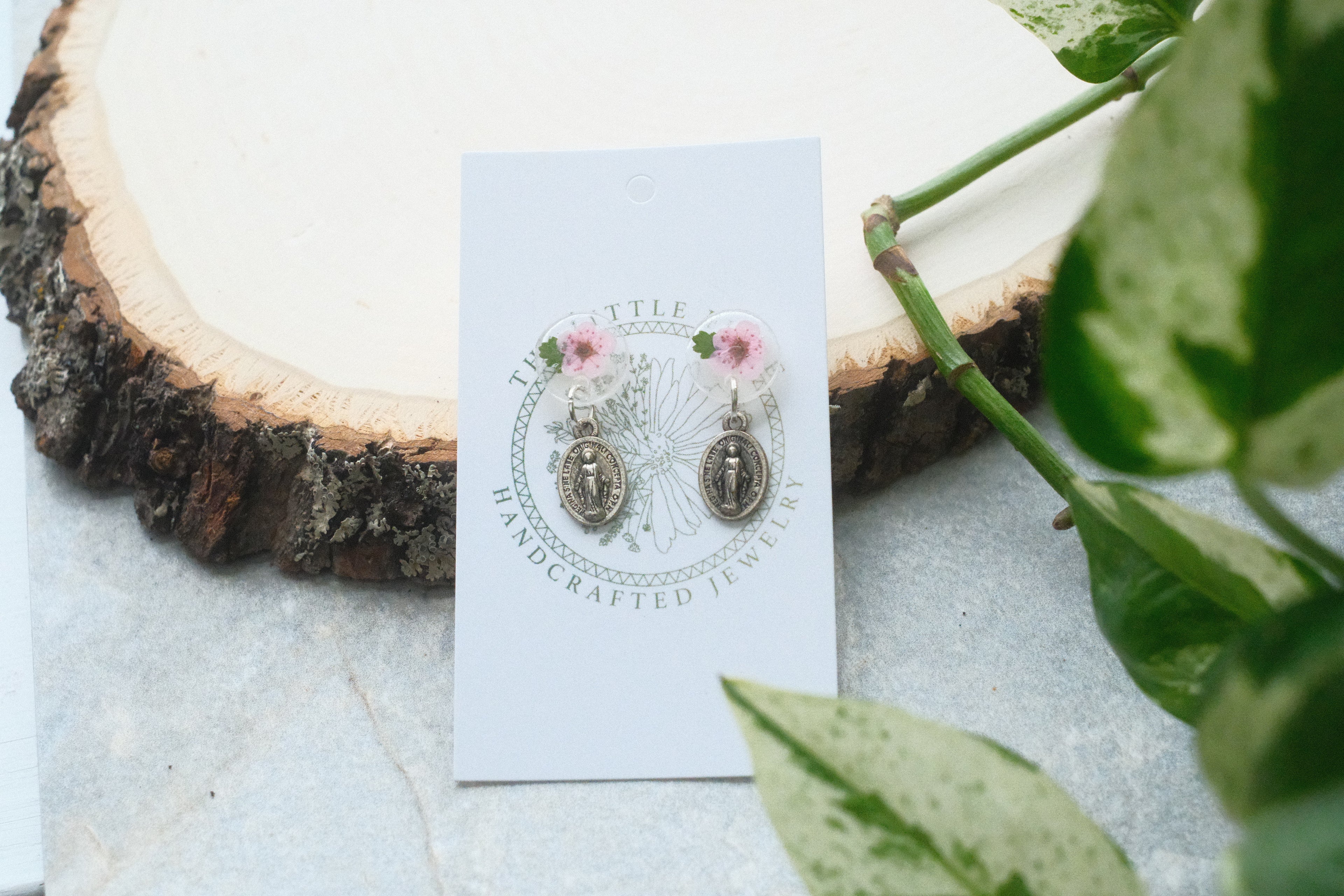 Fiore Studs - Blush Pink